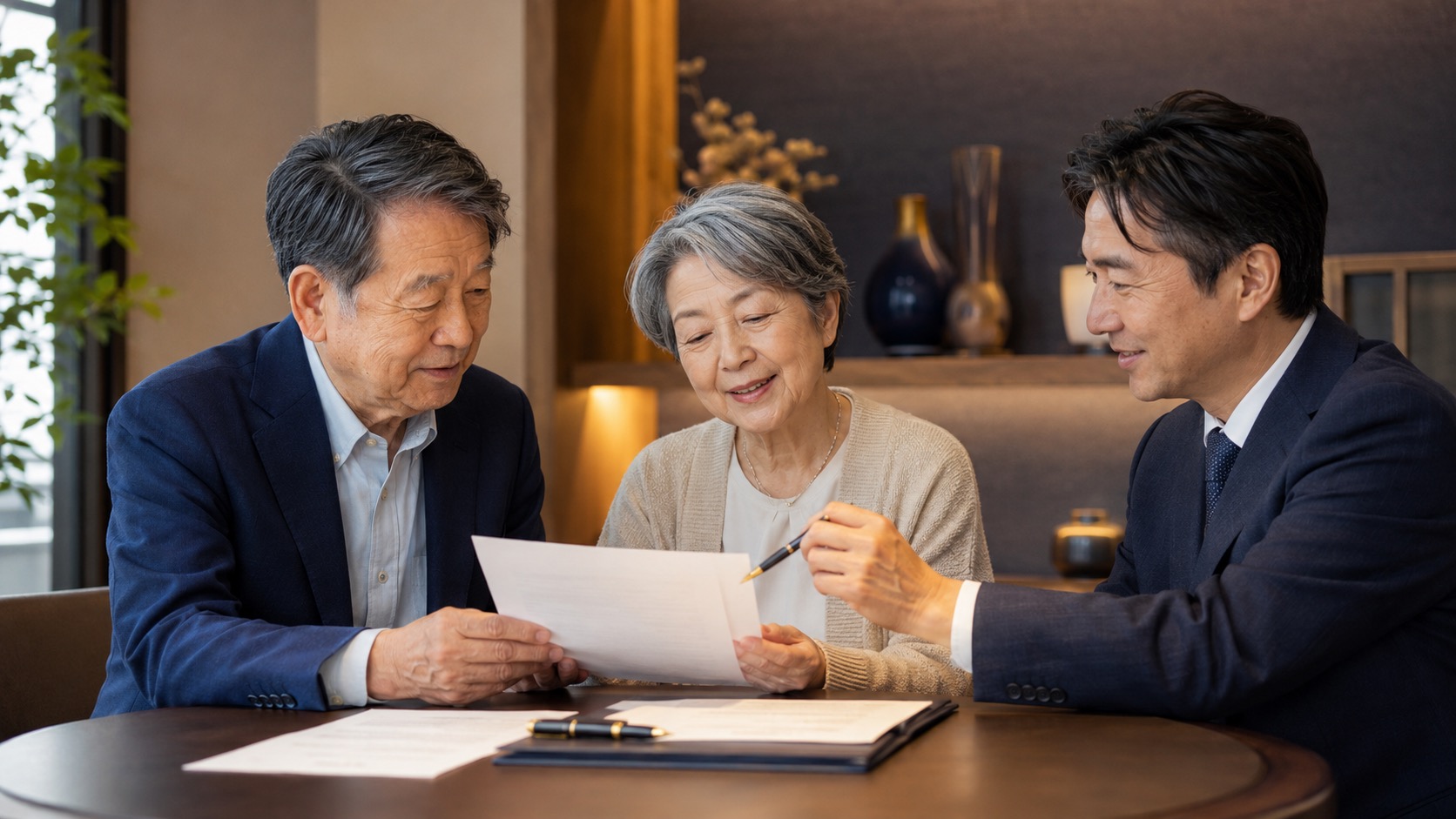 家族の話し合い・信託契約イメージ